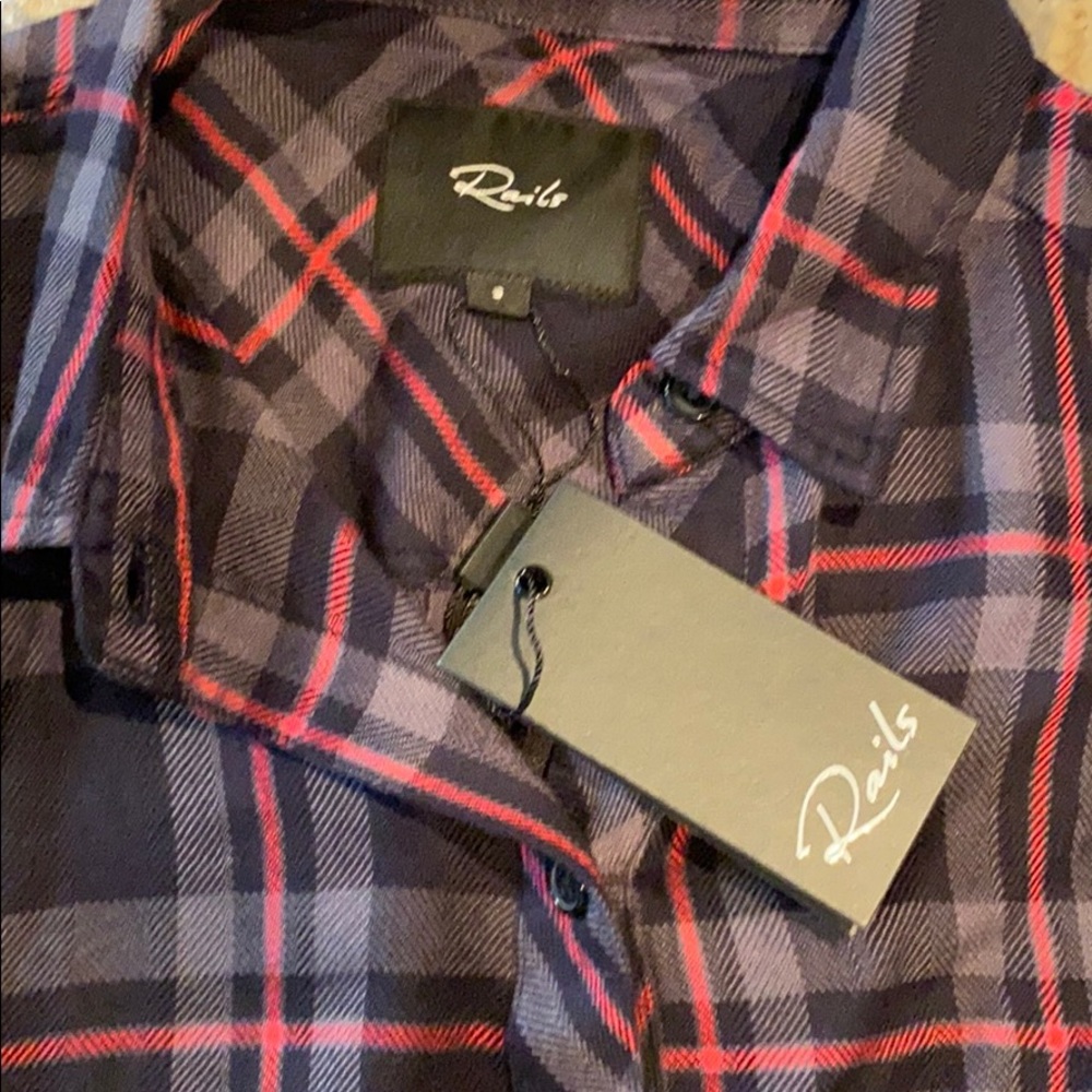New Rails Plaid shirt Small NWT - Picture 3 of 6